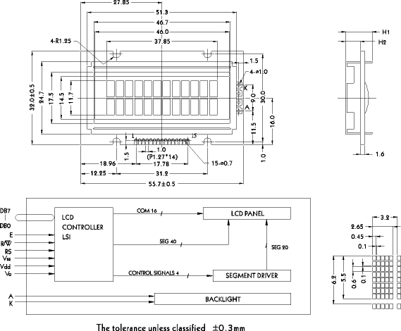 LCD- PC1202A