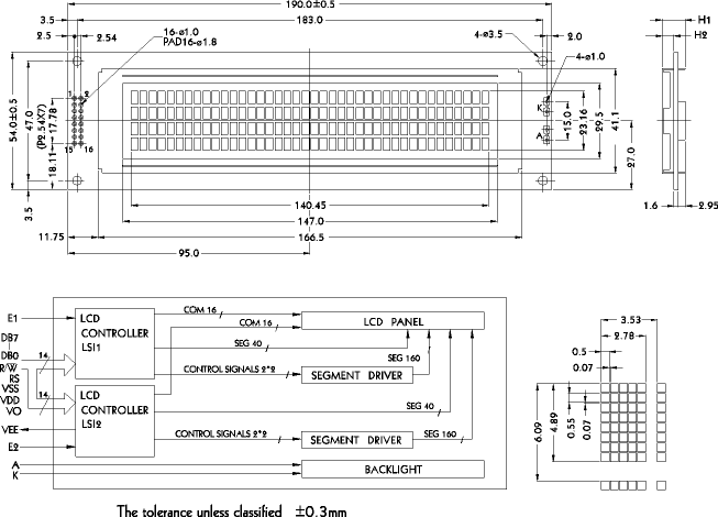 LCD- PC4004A